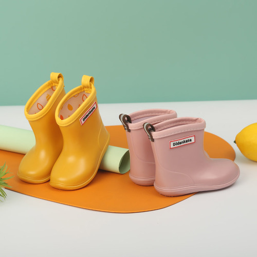 New children's rain boots for export, suitable for boys and girls, soft and slip-resistant, baby rain boots for kindergarten, waterproof shoes, drop shipping one piece.