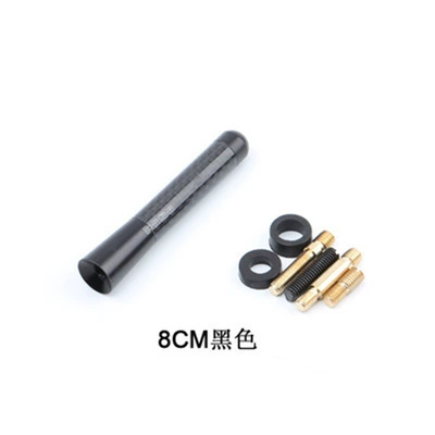 Fiber Antenna Car Decorative | vehicle antenna - 8cm-black