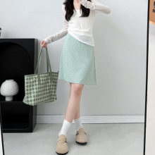 法式碎花半身裙女夏季纯欲性感高腰显瘦百搭A字五分中长款包臀裙