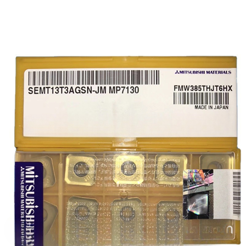供应Mitsubishi三菱硬质合金面铣刀片SEMT13T3AGSN-JM MP7130刀粒