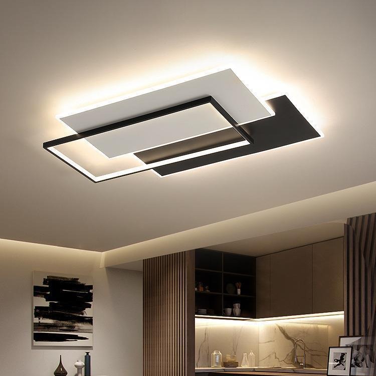 Lámpara de Salón Modelo 2025, Lámpara de Techo LED Moderna, Simple y Elegante, Paquete Combinado para Toda la Casa, Lámpara de Techo Creativa para el Salón