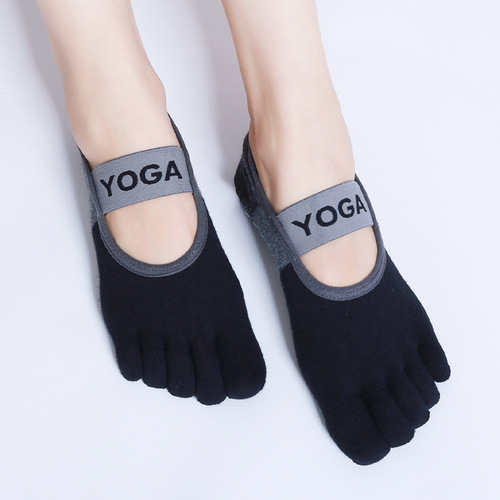 Summer and Autumn Hot Sale Fashion Non-Slip Silicone Socks, Glue-on Sports Socks, High-Elastic Yoga Toe Socks, Boat Socks, Five-Toe Socks