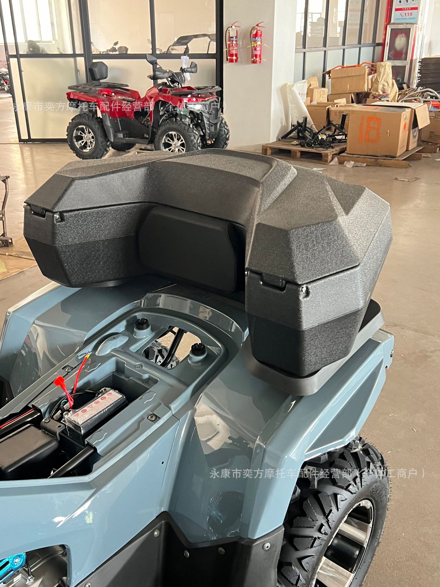 Atv Rear Cargo Box Modified Vehicle Toolbox Four-Wheel Vehicle Large Trunk 98L