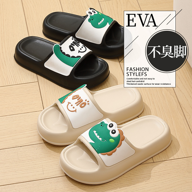 Sandals 2025 New Style Women's Summer Cute Cartoon Dinosaur Sandals Bathroom Non-Slip Boys Wear Outside with a Sense of Stepping on Shit Sandals 2025 New Style Women's Summer Cute Cartoon Dinosaur Sandals Bathroom Non-Slip Boys Wear Outside with a Sense of Stepping on Shit