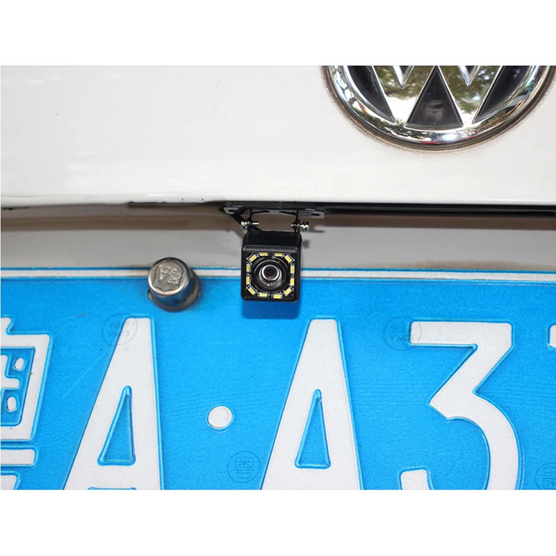 (2개) 12LED 조명 자동차 범용 반전 카메라 초고화질 야간 투시경 자동차 후면보기 자동차 카메라 고화질