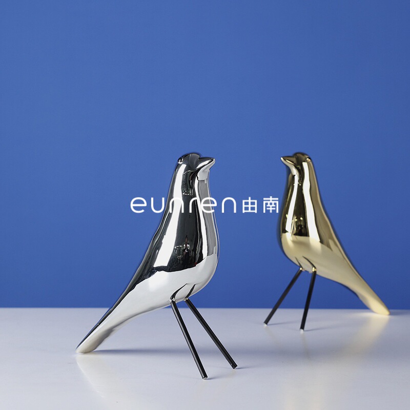 Creative Modern Home Decor Peace Dove Handmade Ornaments Decorative Crafts Model Room Living Room Simulation Decoration