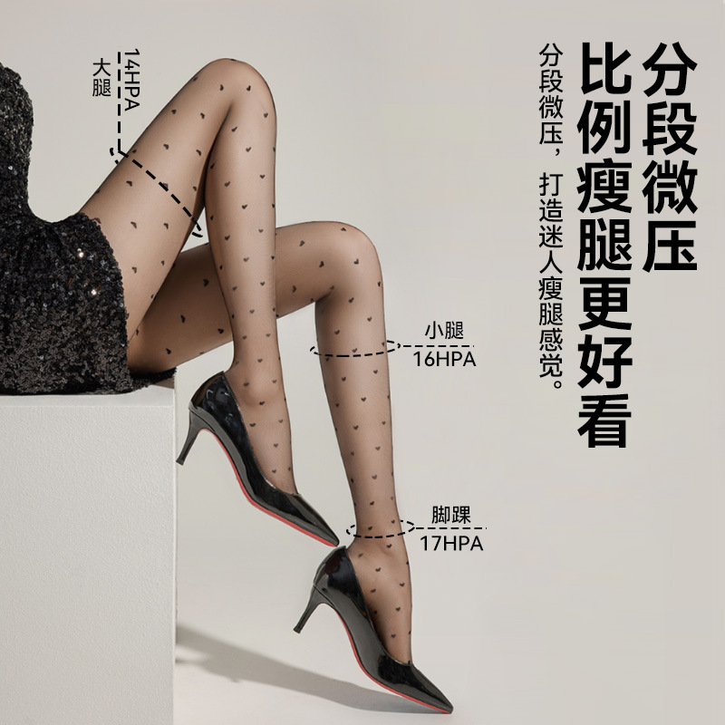 Medias para mujeres de verano delgadas anti-gancho de seda resistente al desgaste sexy 0d punto de ondas de medias de micropresión adelgazante cortar medias de seda negra arbitrariamente