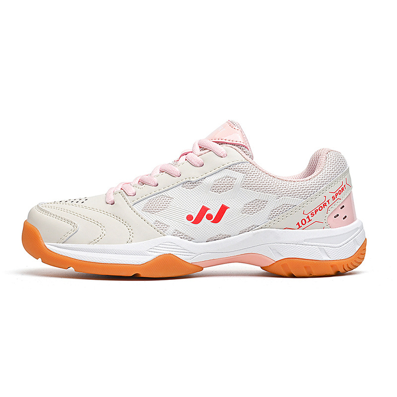 Comercio exterior nuevo tipo de zapatos de bádminton de pareja transpirables antideslizantes zapatos de entrenamiento de competencia