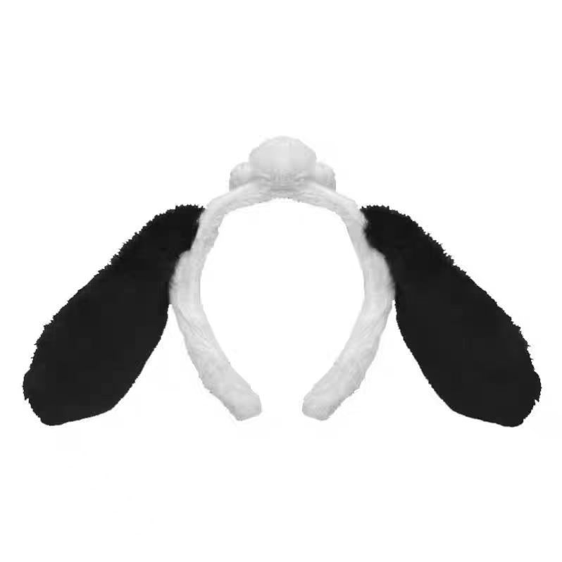 Nuevo hermoso amor tridimensional oso cabello red de peluche rojo dibujos animados orejas lavar la cara cabello red adornamiento para el cabello rojo al por mayor