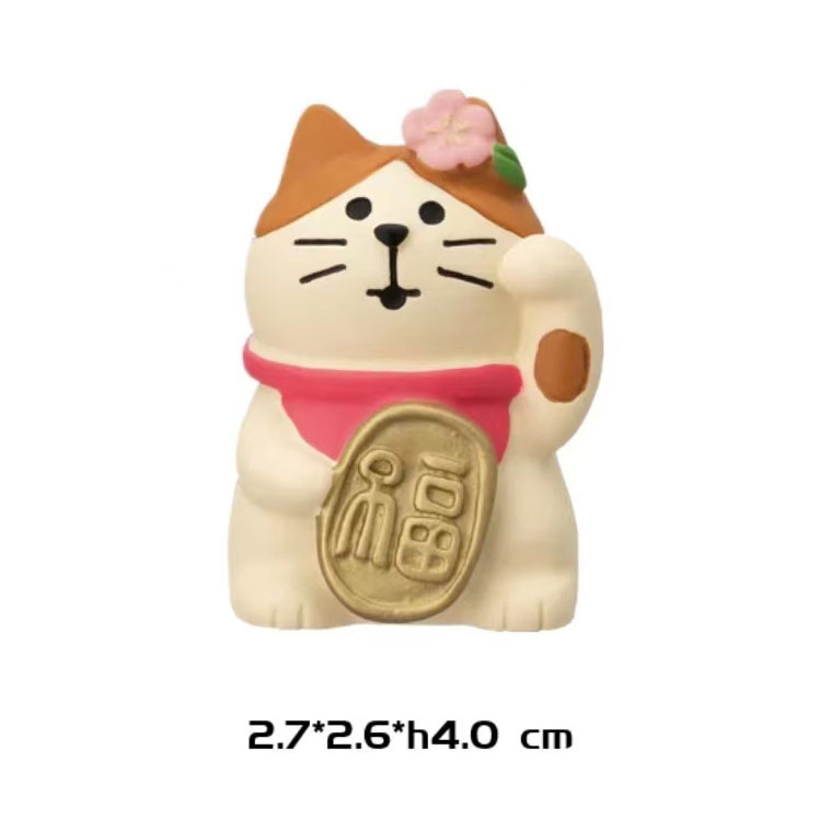 럭키 브랜드와 함께 고양이 흔들기