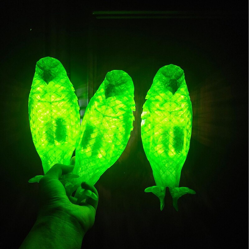 Eagle Lamp Owl Lamp Animal Projection 3D Printing Night Light Led Lamp Atmosphere Holiday Decoration Wall Lamp Wall Hanging Lamp