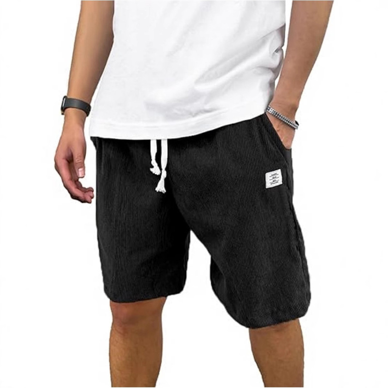 Men's Casual Sports Shorts Fitness Muscle American Quarter Pants Corduroy Breathable Shorts Men's Casual Sports Shorts Fitness Muscle American Quarter Pants Corduroy Breathable Shorts