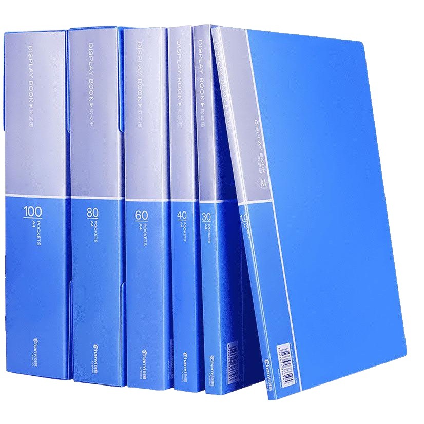 Chuangyi information book transparent plastic pp examination paper storage book music folder wholesale A4 insert folder file folder