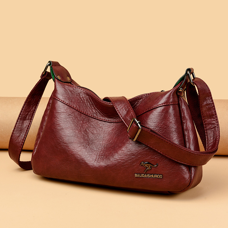Bolso de mujer 2023 nuevo bolso de mujer de mediana edad estilo coreano simple elegante bolso de mensajero de hombro moda portátil pequeño bolso cuadrado