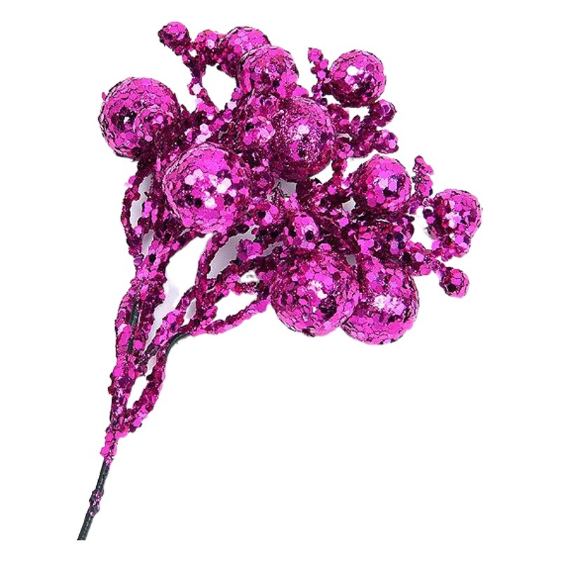 Arreglo de frutas de Navidad espuma de simulación polvo de oro Cadena de frutas de Navidad guirnalda de árbol de Navidad DIY accesorios decorativos arreglo