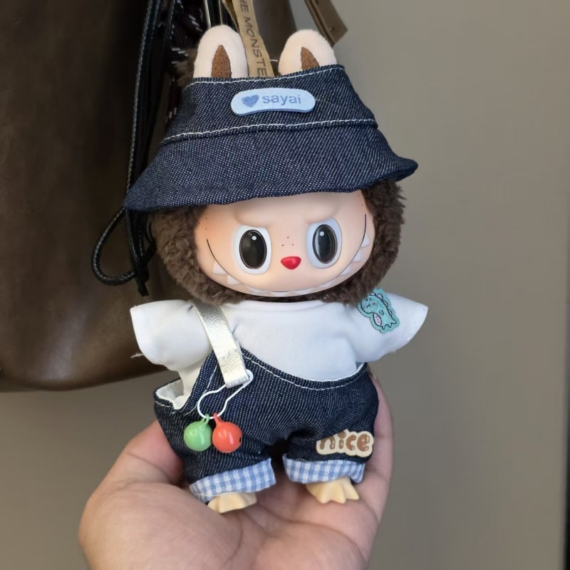 仅衣服适用labubu坐坐派对娃衣一二三代拉布布衣服套装配件饰周边|undefined