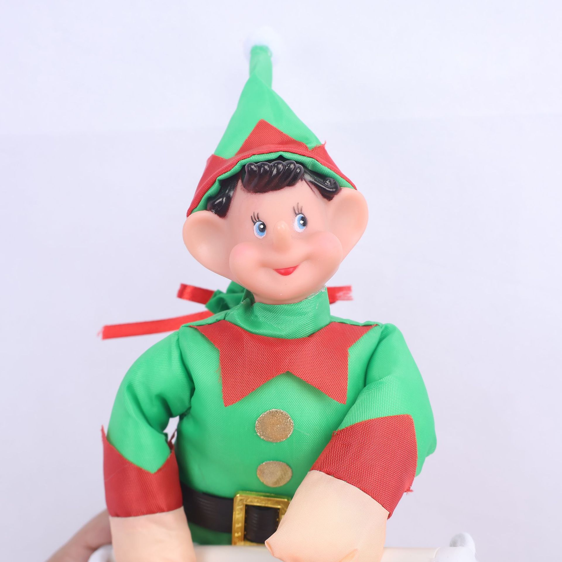 Lindo colgante de escalera de elfo de Navidad colgante de decoración de árbol de Navidad escalera de elfo regalo de Navidad