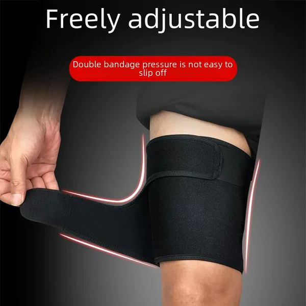 Men's and Women's Basketball and Football Sports Leg Guards, Muscle Protection, Sweat-Wicking Thigh Guards, Fitness Squat Knee Guards and Leg Guards