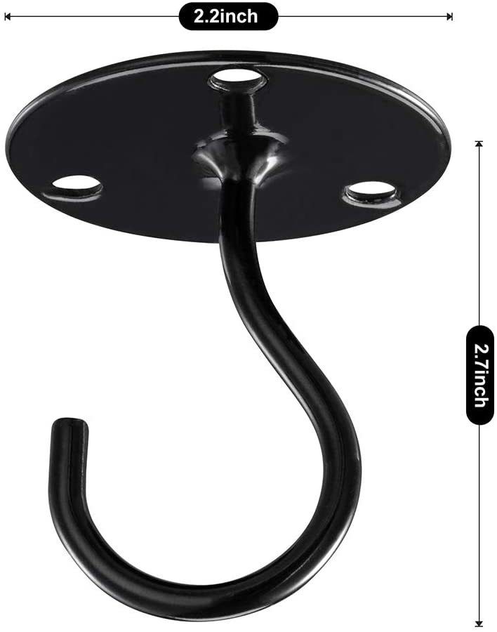 Iron Hook, Ceiling Hook, Plant Hook, Strong Wall Hanging Hook, Balcony Flower Basket Hook