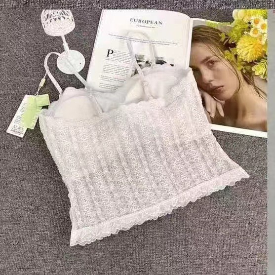 Nueva moda de encaje de alta calidad, chaleco de dama sin anillo de acero, bra de yoga, ropa interior deportiva, mujer al por mayor