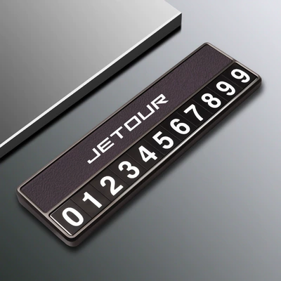 Plate Moving Car Phone — Nömrəli dayanma kartı - jietu-d-model-parking-sign-purple-comes-with-5-sets-of-number-plates
