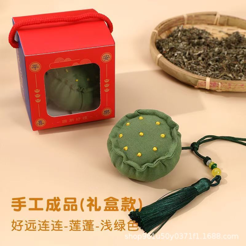端午の節句の香包香嚢幸運蓮刺繍完成品ストラップ|undefined
