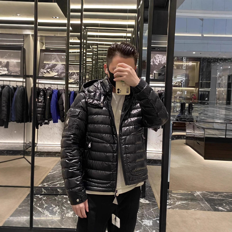 高版本蒙家经典Lauro短款男士轻薄王牌羽绒服夹克男女款连帽外套|undefined