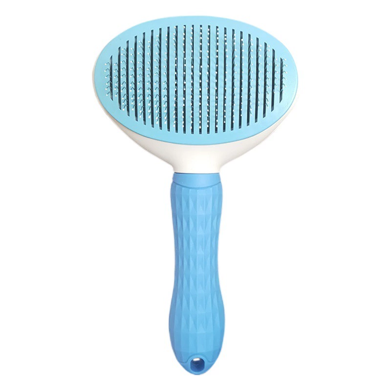 Трансграничные горячие расчески для домашних животных Домашние кошки Удаление волос, ноги, волосы, плотные зубчатые расчески Пластиковые расчески для кошек