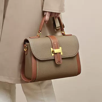 Viney Bag Senior Texture Fashion Handbag Crossbody Bag Niche Light Luxury Single Shoulder Bag All-match Leather Women's Bag