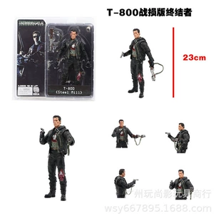 Фигурка T800 из «Терминатора» повреждённая версия NECA