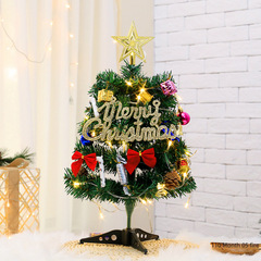 DIY Christmas Tree Kit with Lights, Christmas Desk Decoration, Mini Christmas Tree Ornament, Christmas Decorative Supplies