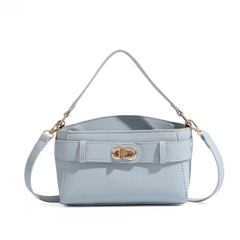 Kelly bolsa para mujeres 2023 nueva textura de alto grado nicho retro hebilla de metal bolso de hombro de cercanías todo-fósforo bolsa de mensajero