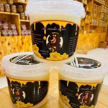 杰克熊牌黑熊椴树蜜1250克/桶俄罗斯进口蜂蜜桶装分装包邮批发