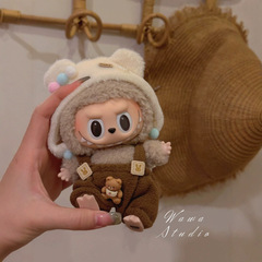 第一世代、第二世代、第三世代ラブブビニール服ベビー服17cm帽子ペンダント15cmラブブフードオーバーオール