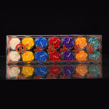 供灯植物酥油莲花烛供佛家用七彩烛植物油长明供灯供佛蜡烛8小时