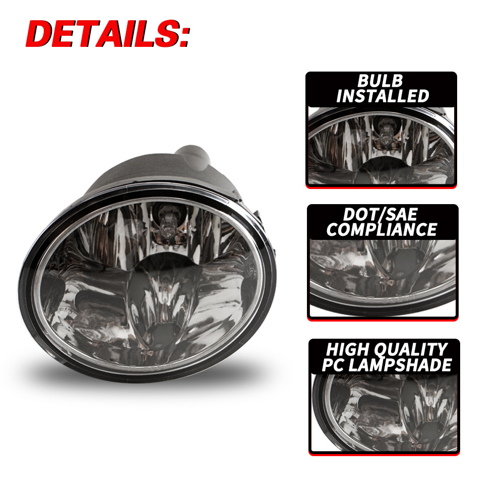 Aplicable a TOYOTA 04 / 05 / 06 año TUNDRA / SEQUOIA conjunto de luz de niebla delantera luz diurna luz de barra delantera