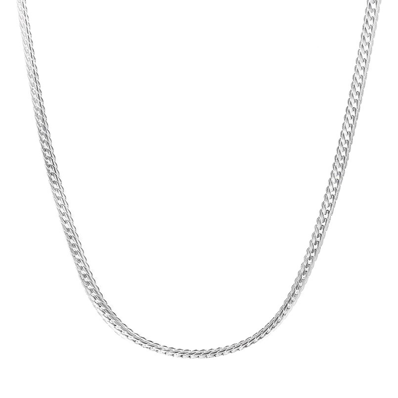 Yunjin Jewelry Wish Hot Style Collar de venta caliente europeo y americano Collar en relieve lateral de 4MM Collar de cobre de moda al por mayor