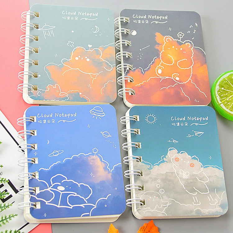 A7 Rollover Coil Mini Notebook Journal Office Notepad