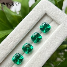 肥正方绿色沙弗莱雅晶YAG钇铝石榴石裸石 珠宝主石副石服饰钟表配