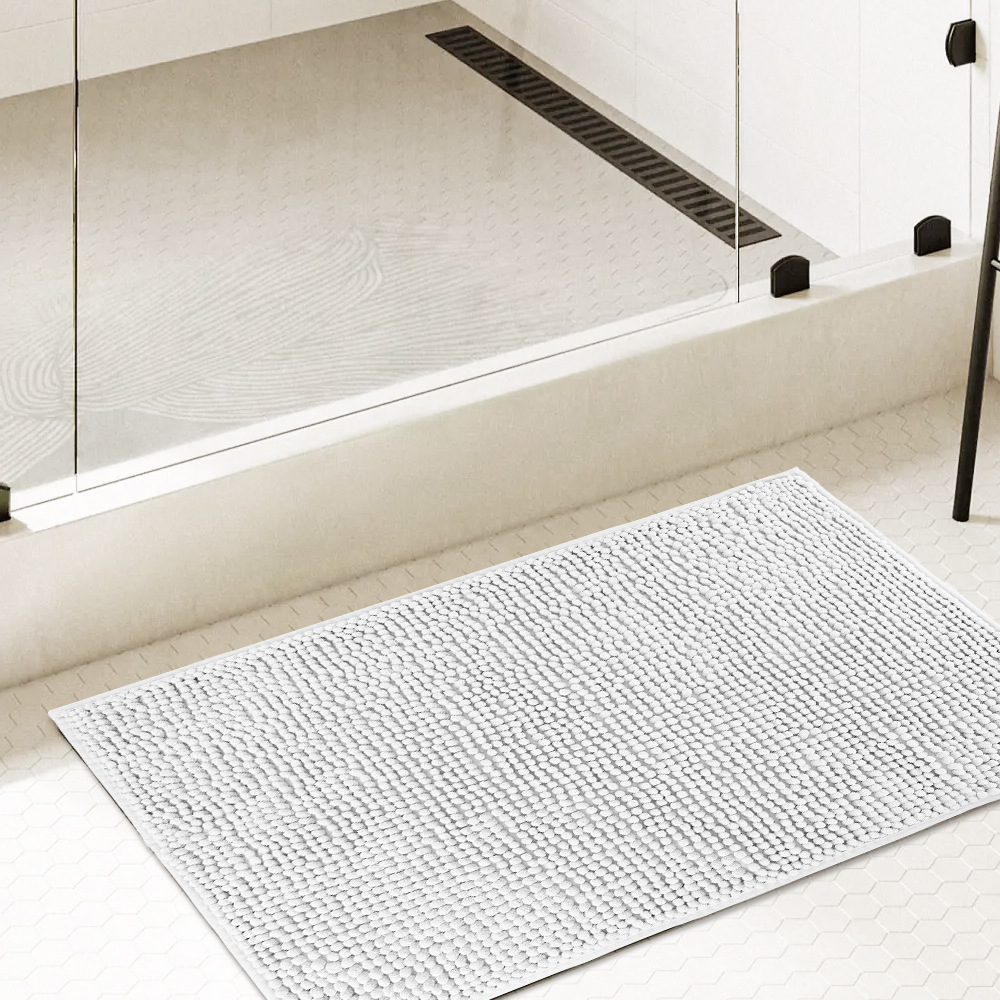 45*70 chenille piso Mat hogar Baño absorbente Mat puerta Mat transfronteriza Venta caliente Hotel Puerta Mat puerta pie