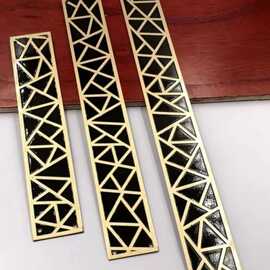 新中式复古衣柜橱柜圆形面板铜拉手明清家具铜配件柜门铜把手