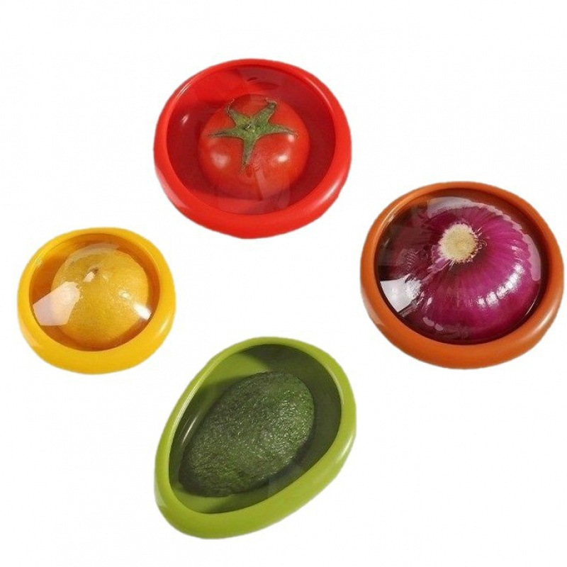 Caja de sellado de película transparente de frutas y verduras, congelador de cebolla cortada, caja de almacenamiento semi-refrigerada, caja de almacenamiento de frutas y verduras