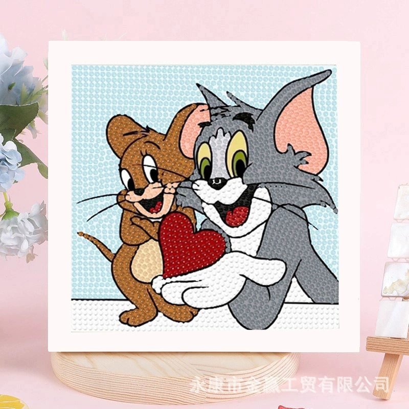 Мультяшная умная игрушка, DIY, новая коллекция, детское handmade diy, украшенная бриллиантами