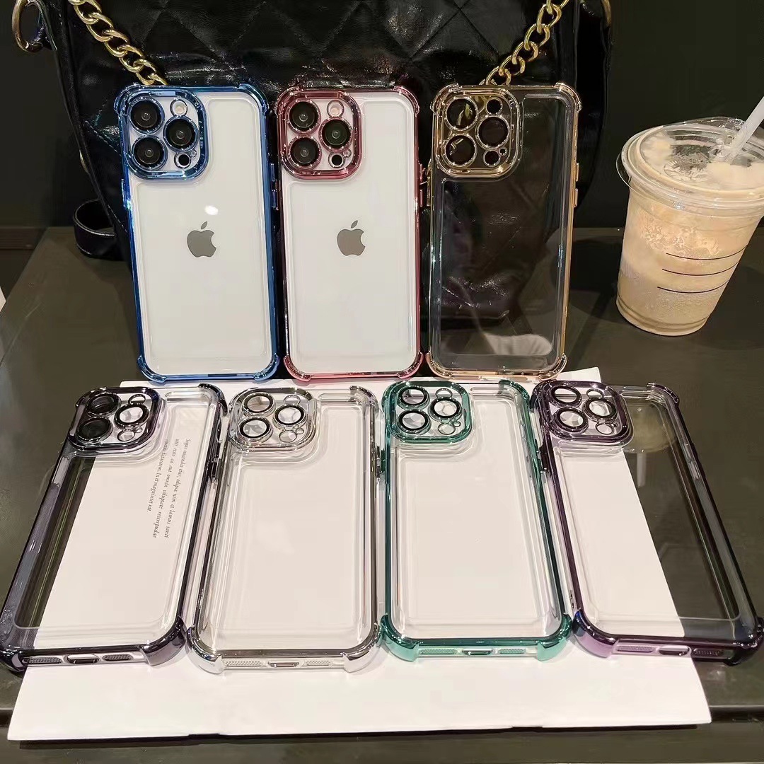 ProMax nuevo iPhone12 Apple 13 teléfono caso 11 Película de lente resistente a caídas de color sólido simple para 14