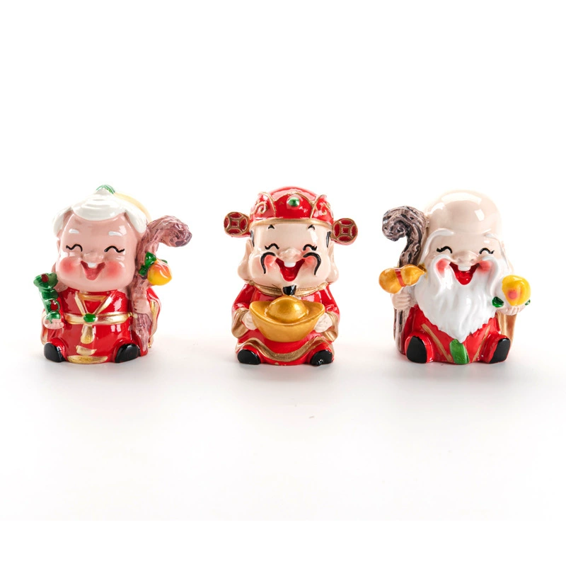 Украшения на день рождения старика Shoupo Shougong для выпечки декоративные изделия из смолы Автомобильная кукла бонсай Автомобильные украшения