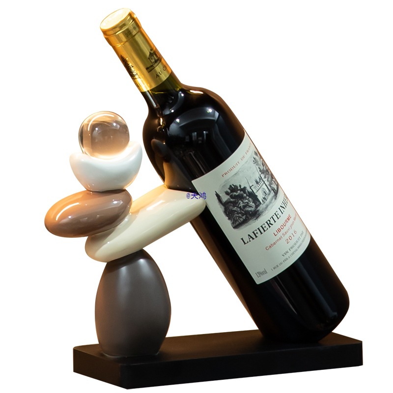 Red Wine Rack Ornaments, Wine Cabinet Decorations, Light Luxury Living Room Sideboard Home Accessories