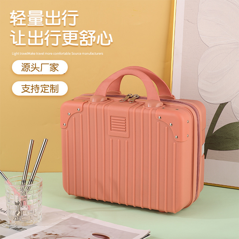 Mini suitcase 13inch makeup case cartoon bear storage box small lightweight travel suitcase Mini suitcase 13inch makeup case cartoon bear storage box small lightweight travel suitcase