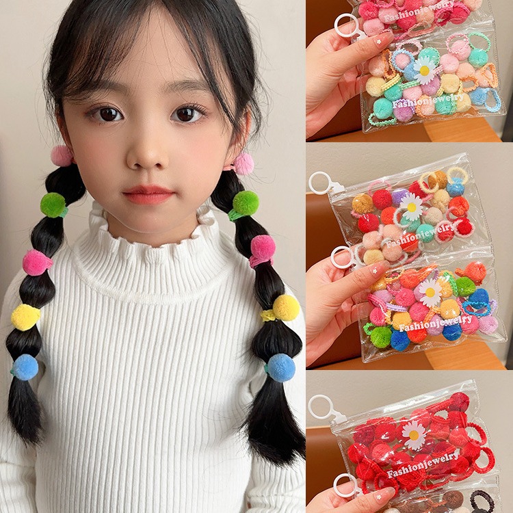 La cuerda linda del pelo del cordón de la Bola de Pelo del caramelo de las muchachas de la banda del pelo de los niños no lastima los accesorios del pelo de la niña del pelo