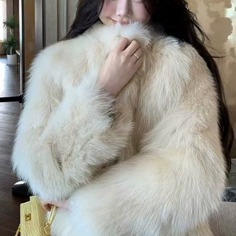 Белая абрикосовая фуксия черная куртка, стиль Chanel, свободный крой