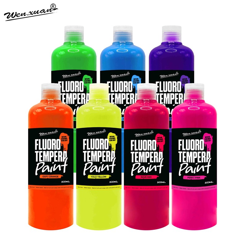 fluorescence pigment acrylic art watercolour